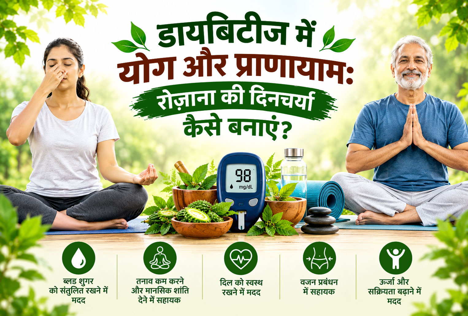 डायबिटीज में योग और प्राणायाम: रोज़ाना की दिनचर्या कैसे बनाएं?