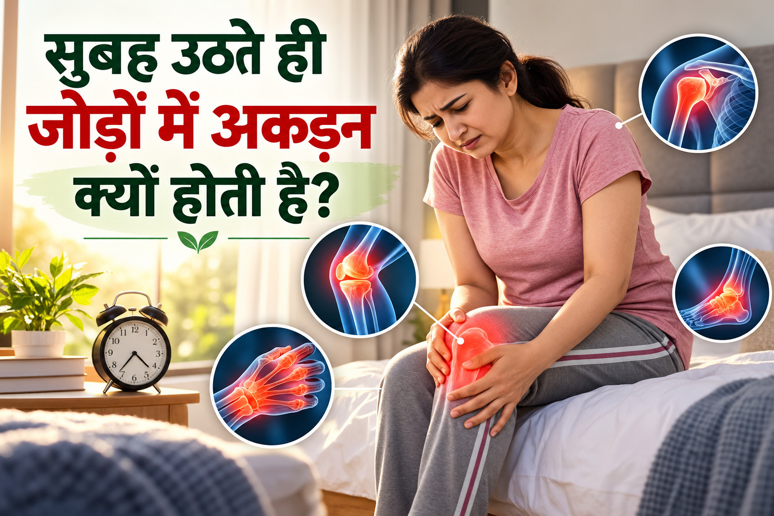 सुबह उठते ही जोड़ों में अकड़न क्यों होती है?